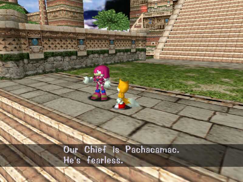 captura de tela de sonic adventure
